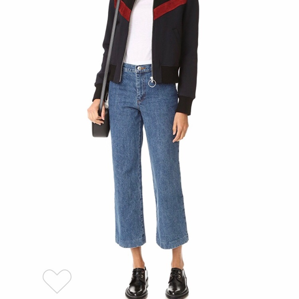 APC cropped denim